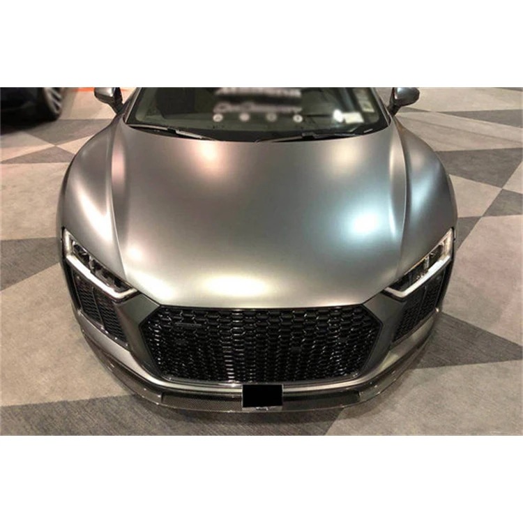 40% VRS Style Carbon Fiber  B Grade Front Lip Accessories Body Kit  for R8